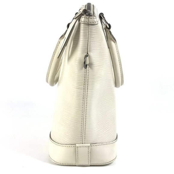 LOUIS VUITTON M4229J Epi LockitPM Tote Bag Hand Bag Epi Leather Ivoire White - Picture 4 of 16